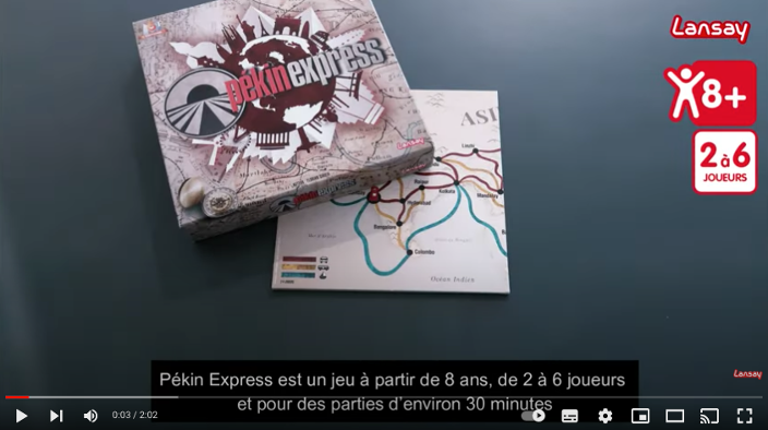 Règles du jeu Pékin Express Lansay